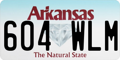 AR license plate 604WLM