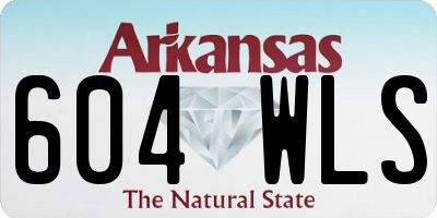 AR license plate 604WLS