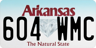 AR license plate 604WMC