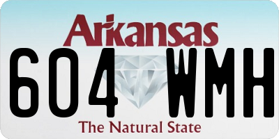 AR license plate 604WMH
