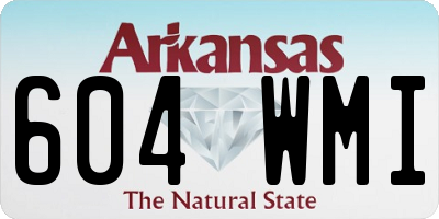 AR license plate 604WMI