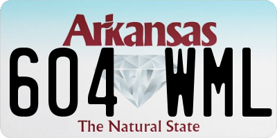 AR license plate 604WML
