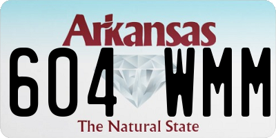 AR license plate 604WMM