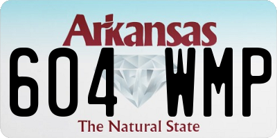 AR license plate 604WMP