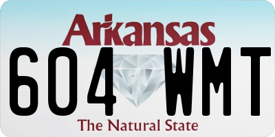 AR license plate 604WMT