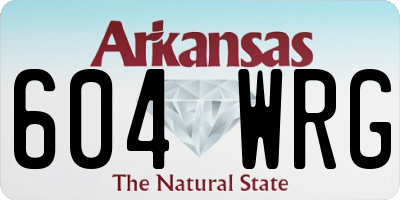 AR license plate 604WRG