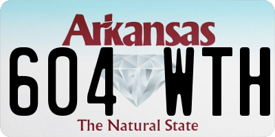 AR license plate 604WTH