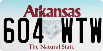 AR license plate 604WTW