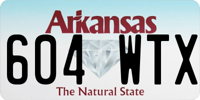 AR license plate 604WTX