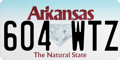 AR license plate 604WTZ