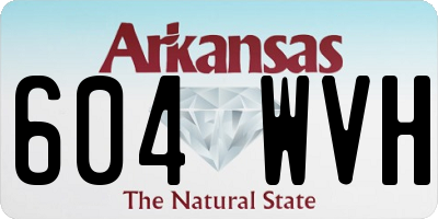 AR license plate 604WVH