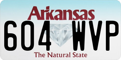 AR license plate 604WVP