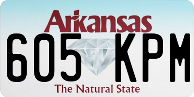 AR license plate 605KPM