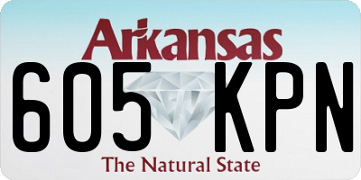 AR license plate 605KPN