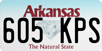 AR license plate 605KPS