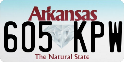 AR license plate 605KPW