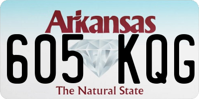 AR license plate 605KQG