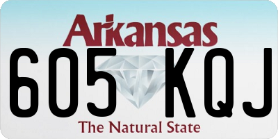 AR license plate 605KQJ