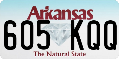 AR license plate 605KQQ