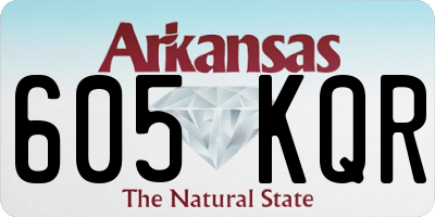 AR license plate 605KQR