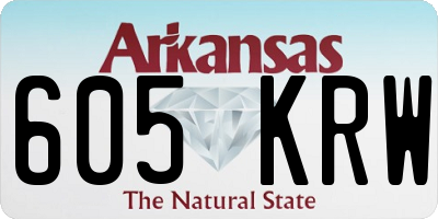 AR license plate 605KRW