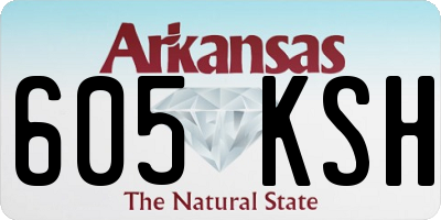 AR license plate 605KSH