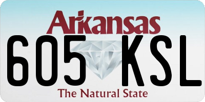 AR license plate 605KSL