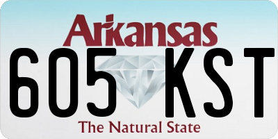AR license plate 605KST