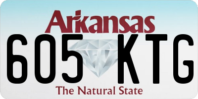 AR license plate 605KTG