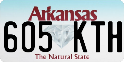 AR license plate 605KTH