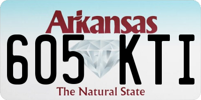 AR license plate 605KTI