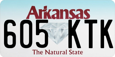 AR license plate 605KTK