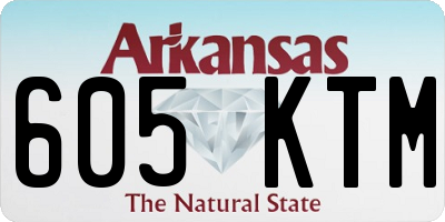 AR license plate 605KTM