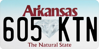 AR license plate 605KTN