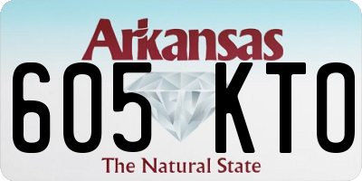 AR license plate 605KTO