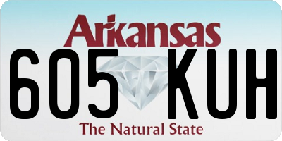 AR license plate 605KUH
