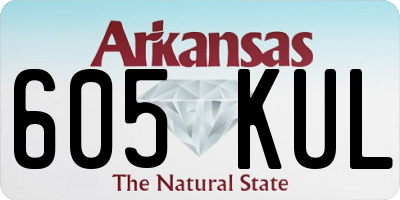 AR license plate 605KUL