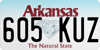 AR license plate 605KUZ