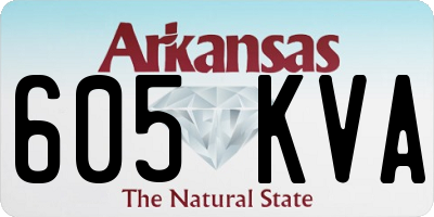 AR license plate 605KVA