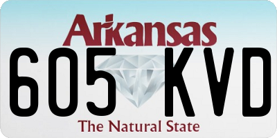 AR license plate 605KVD
