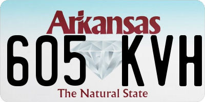 AR license plate 605KVH