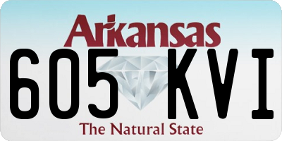 AR license plate 605KVI
