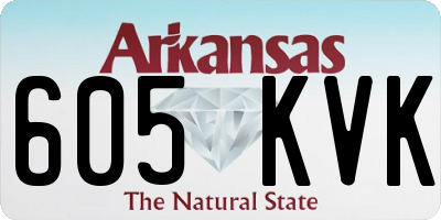 AR license plate 605KVK