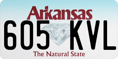 AR license plate 605KVL