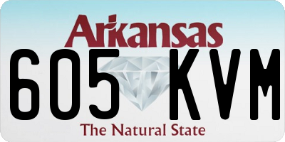 AR license plate 605KVM