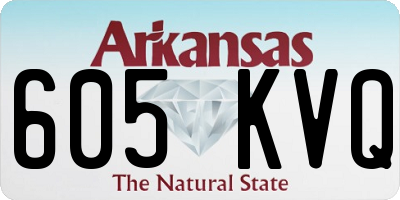 AR license plate 605KVQ