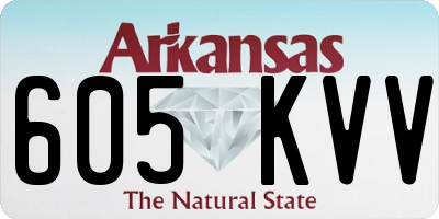 AR license plate 605KVV