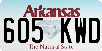 AR license plate 605KWD