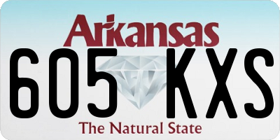 AR license plate 605KXS
