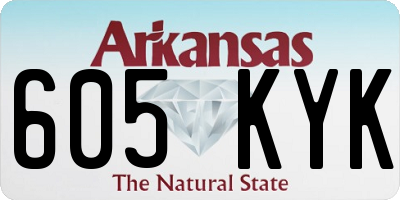 AR license plate 605KYK